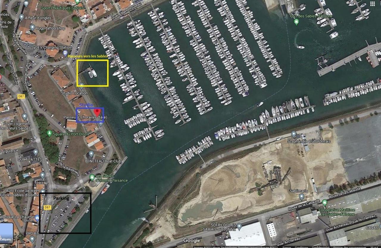 Studio Les Sables D'Olonne Port Olona - La Chaume Eksteriør billede